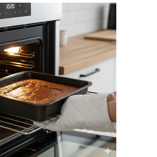 steking av brownies ovn