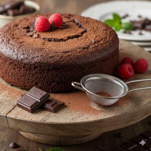 glutenfri sjokoladekake