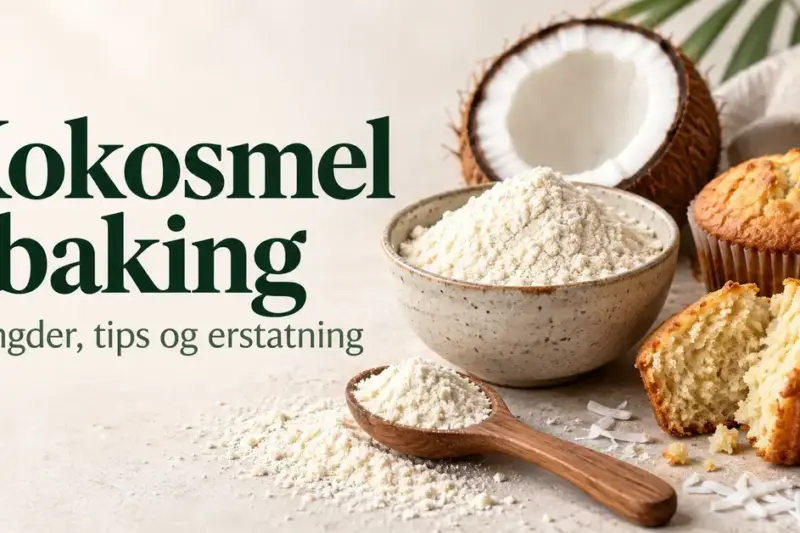 Kokosmel i baking: mengder, tips og erstatning